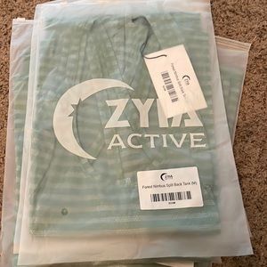 ZYIA Forest nimbus split back tank